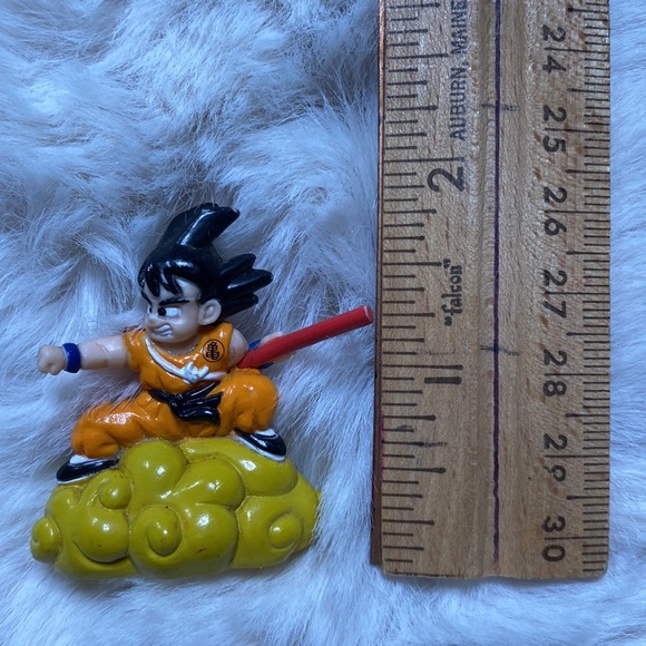 Dragon Ball 1989 Mini Figure Son Goku Flying Nimbus Vintage Anime BS/STA - Picture 3 of 3